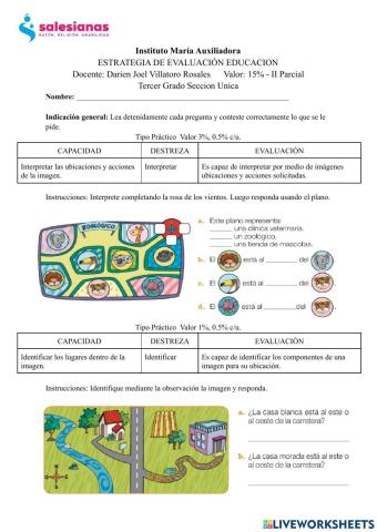 Estrategia de Evaluación Estudios Sociales 3er. Grado