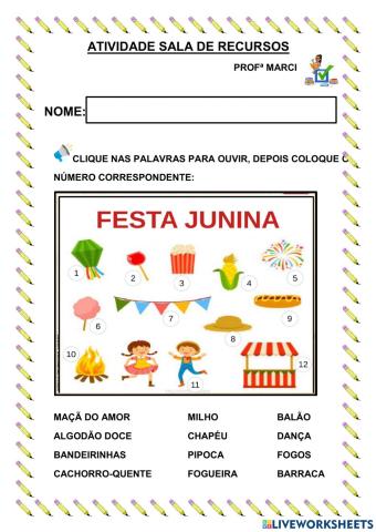 Festa  junina infantil