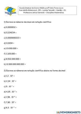 Notação científica