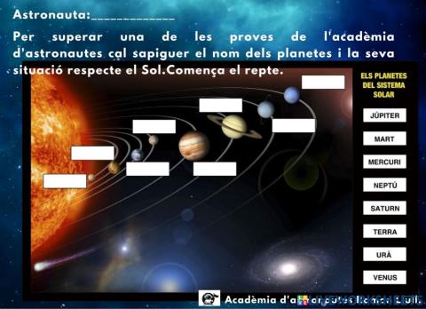 Els planetes del sistema solar