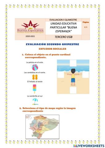 Evaluación eses tercero