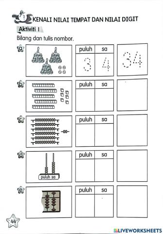 Nilai tempat