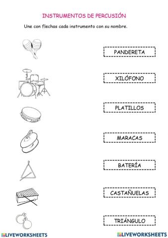 Instrumentos de percusión