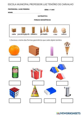 Formas Geométricas