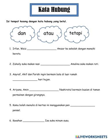 Bahasa Melayu Tahun 1