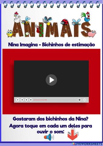 Animais - Atividades 1 - Som dos animais