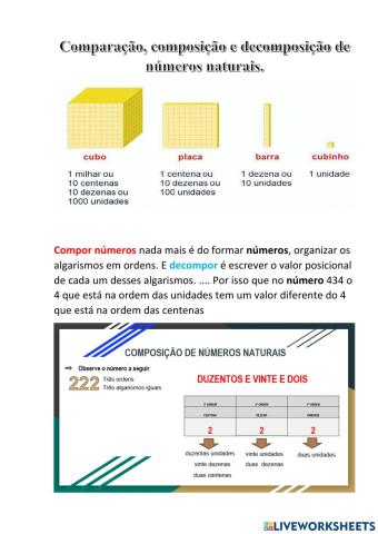 Decomposição , composição