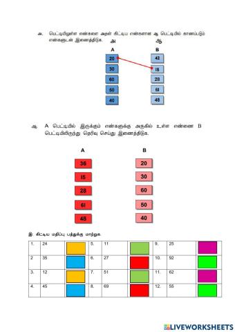 கிட்டிய மதிப்பு ஆண்டு 1