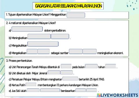 Latar Belakang Malayan Union