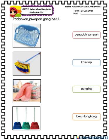 Kebersihan Luar Bilik Darjah