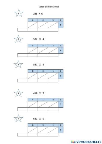 Darab Bentuk Lattice