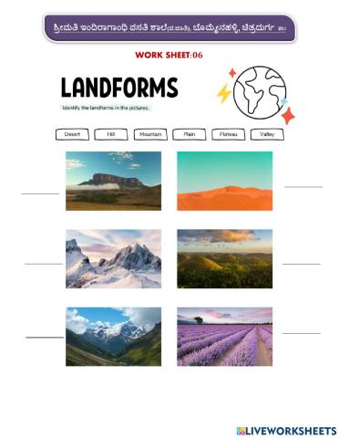 Landforms