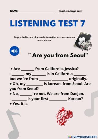 Listening test