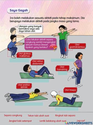 Pendidikan Jasmani Tahun 3: Saya Gagah