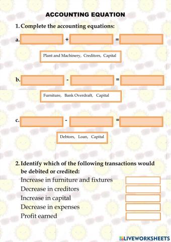 Accounting Equation