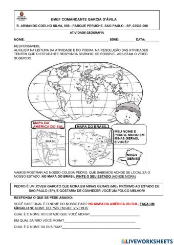 Atividade adaptada geografia -ora bolas-