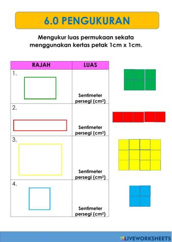 Mengukur Luas Sekata