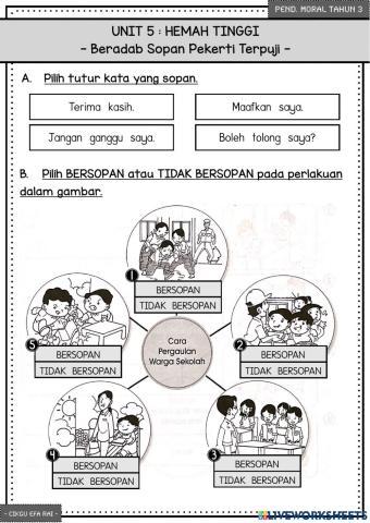 Pendidikan Moral Tahun 3