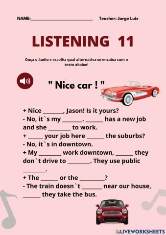 Listening test