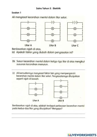 Sains tahun 5 elektrik