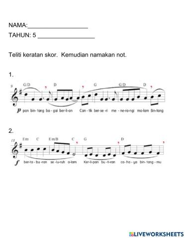 Pendidikan Muzik tahun 5 Unit 7- Buruj