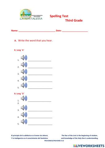 Long Vowels