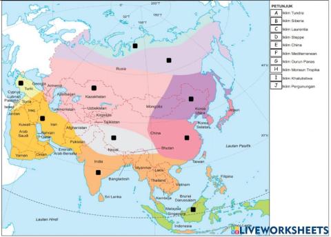 B7T2 Kepelbagaian Iklim dan Pengaruhnya terhadap Kegiatan Manusia di Asia