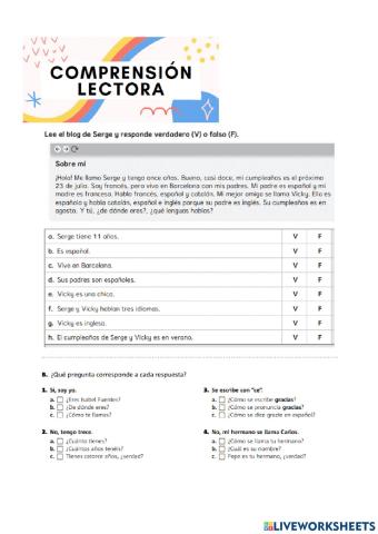 Compresión Lectora