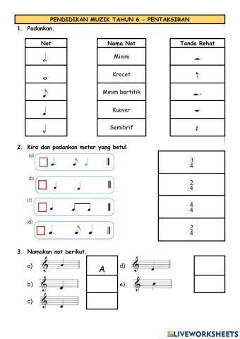 Pentaksiran muzik tahun 6