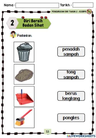 Alatan Kebersihan Luar Kelas