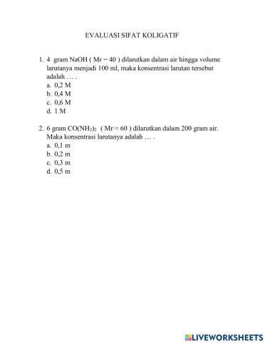 Evaluasi 1