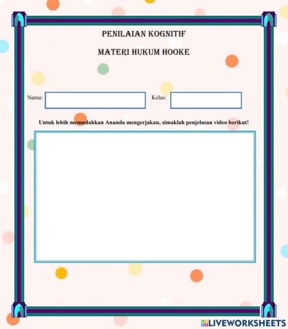 Penilaian Hukum Hooke