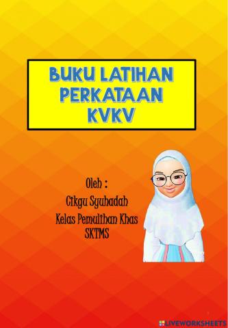 Buku latihan perkataan kvkv