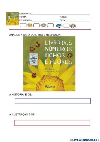 O livro dos números, bichos e flores