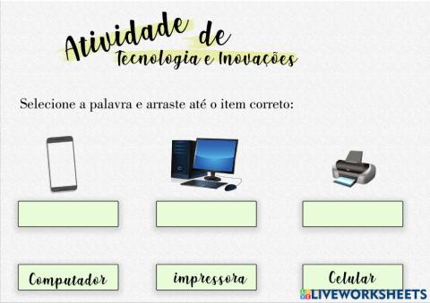 Atividade de Tecnologia e Inovações