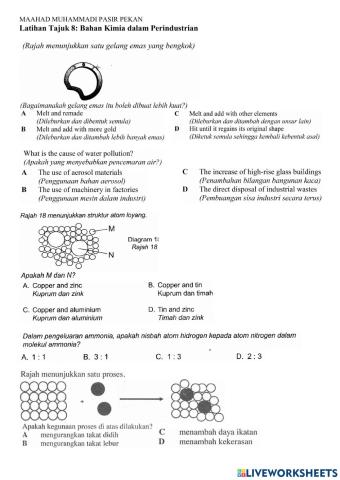 Sains test