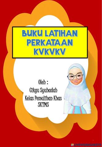 Buku latihan perkataan kvkvkv