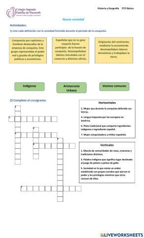 Nueva Sociedad durante el período de conquista