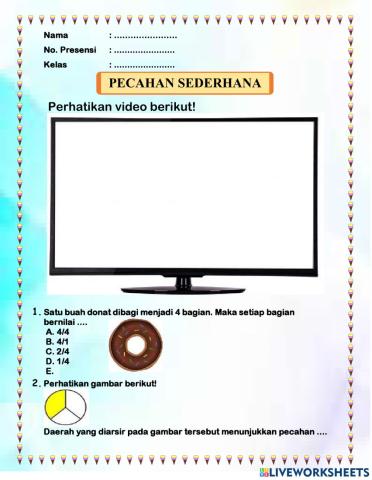 Lkpd pecahan kelas 2