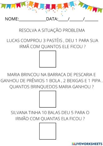 Situação problema