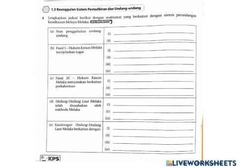 1.3 keunggulan sistem pentadbiran dan undang