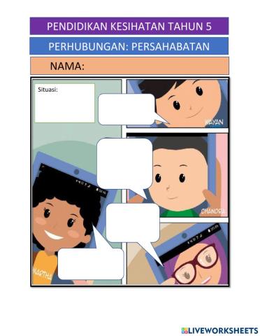 Komik persahabatan