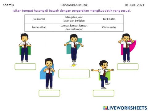 Pergerakan Mengikut Detik