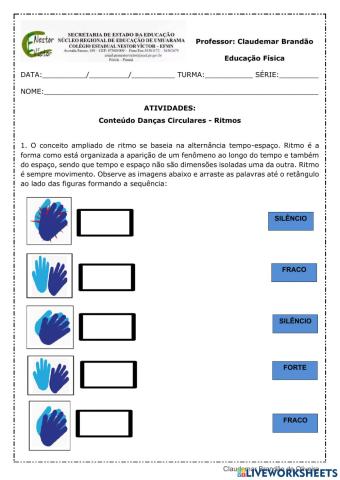 Danças circulares ritmos