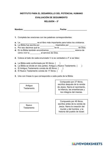 Evaluación de seguimiento