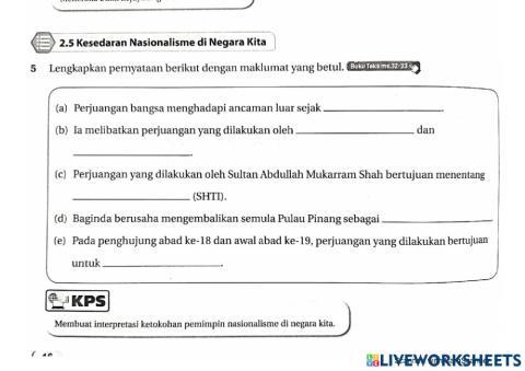 2.5 kesedaran nasionalisme di negara kita