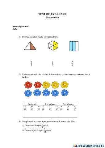 Test de evaluare