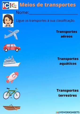 Meios de transportes