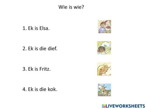 Wie is wie