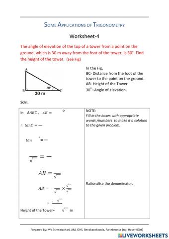 Application problem